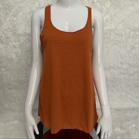 NWOT Over the Limit Orange Racerback Tank Top M - Picture 4 of 14